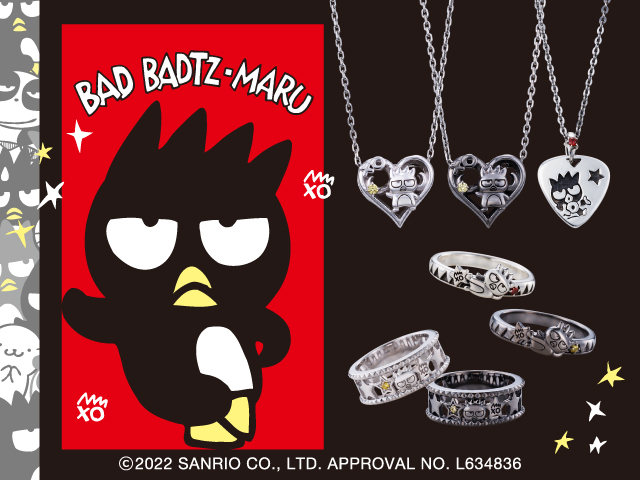 バッドばつ丸 サンリオ はぴだんぶい｜ネックレス シルバー SABB