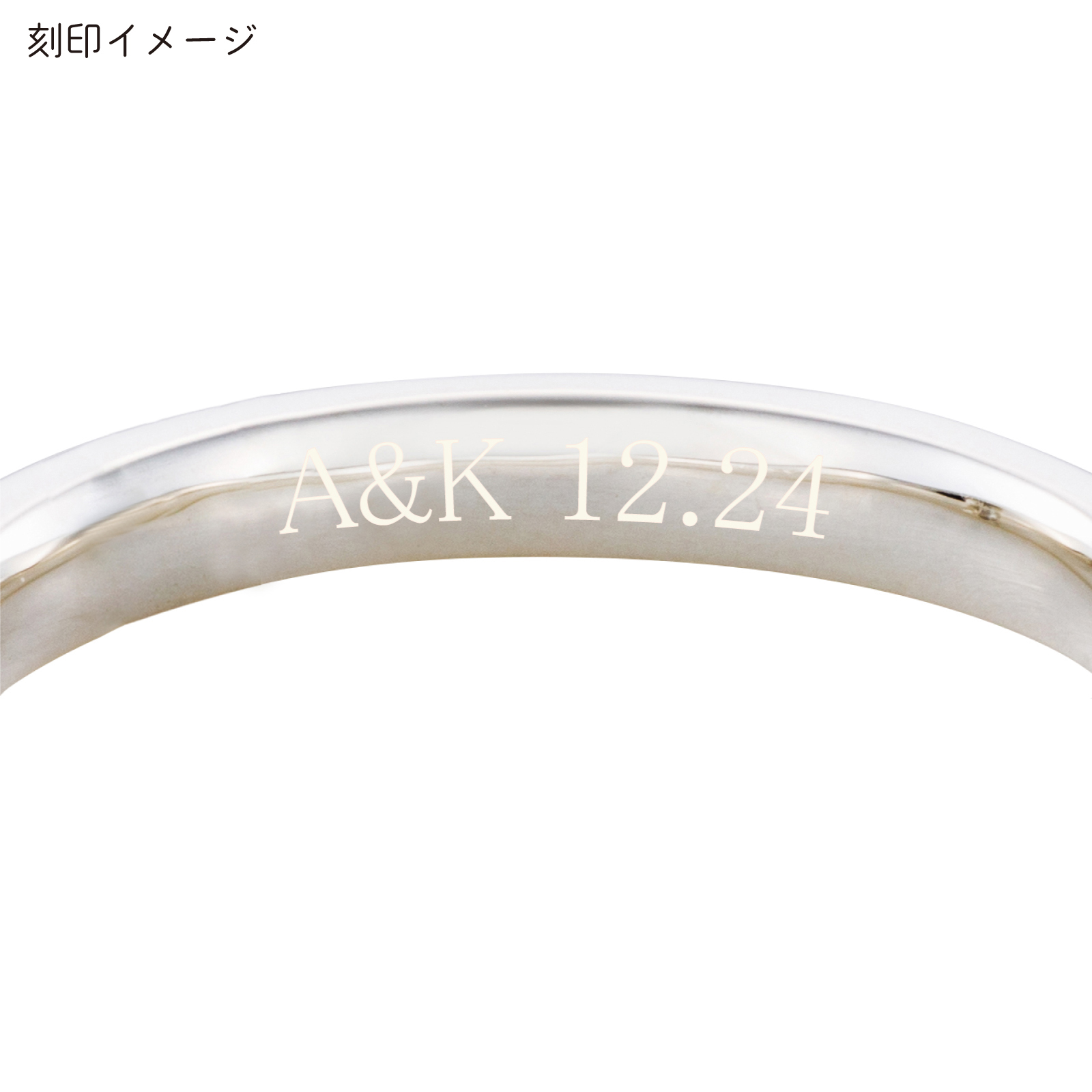 ペアリング 7～35号 刻印可能 手彫り シルバー&シルバー WSR207SV&WSR207SV
