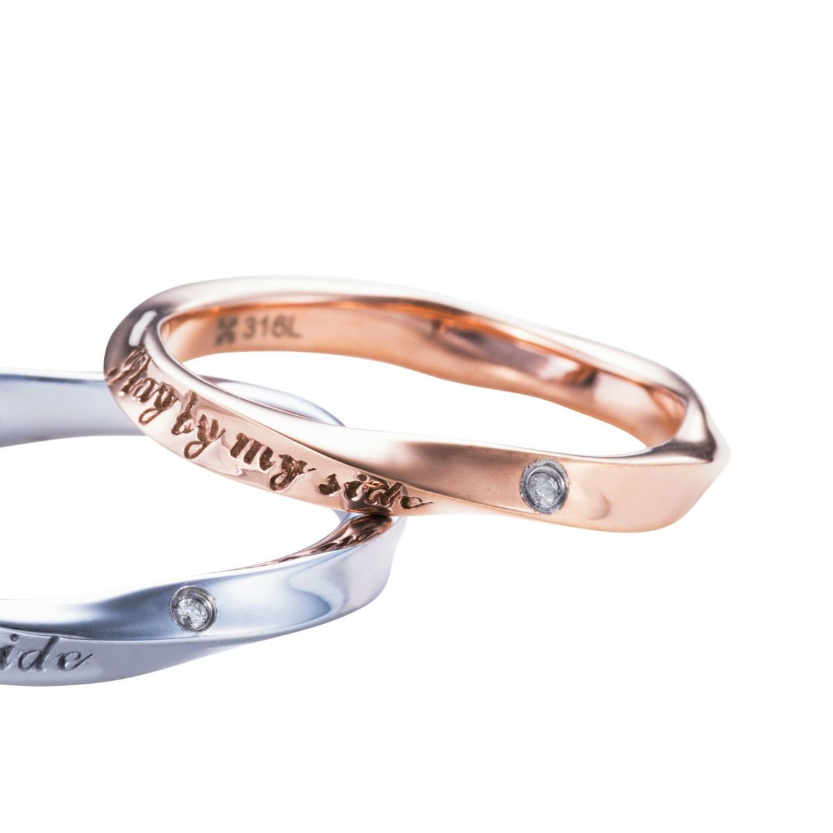 【SALE】ステンレス レディースリング 4SUR023GO