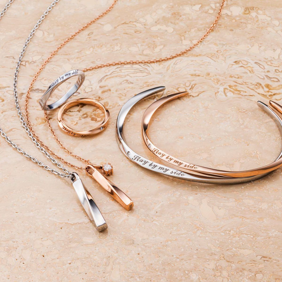 【SALE】ステンレス レディースリング 4SUR023GO