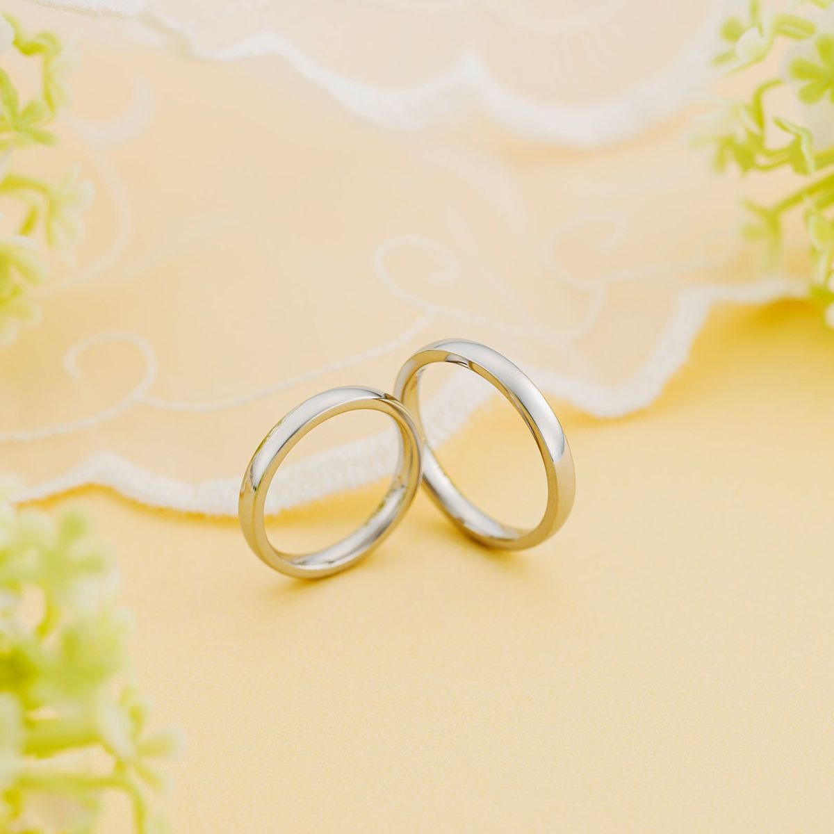 ステンレス 甲丸ペアリング 4SUR050SV＆4SUR050SV