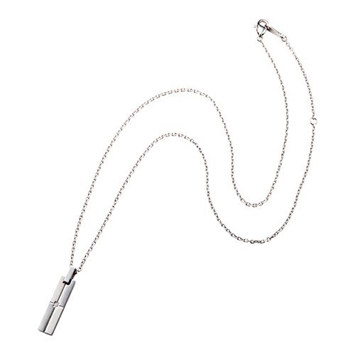 メンズネックレス 刻印可能 アレルギーフリー サージカルステンレス316L クロス 4SUP056SV