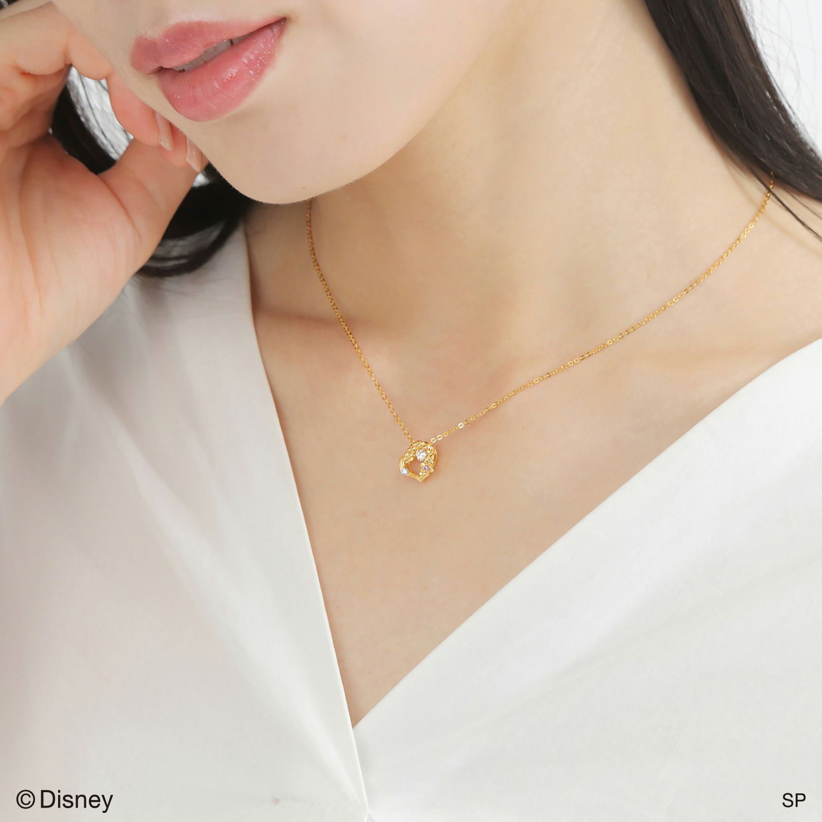 塔の上のラプンツェル ディズニー｜ダンシングストーン ネックレス