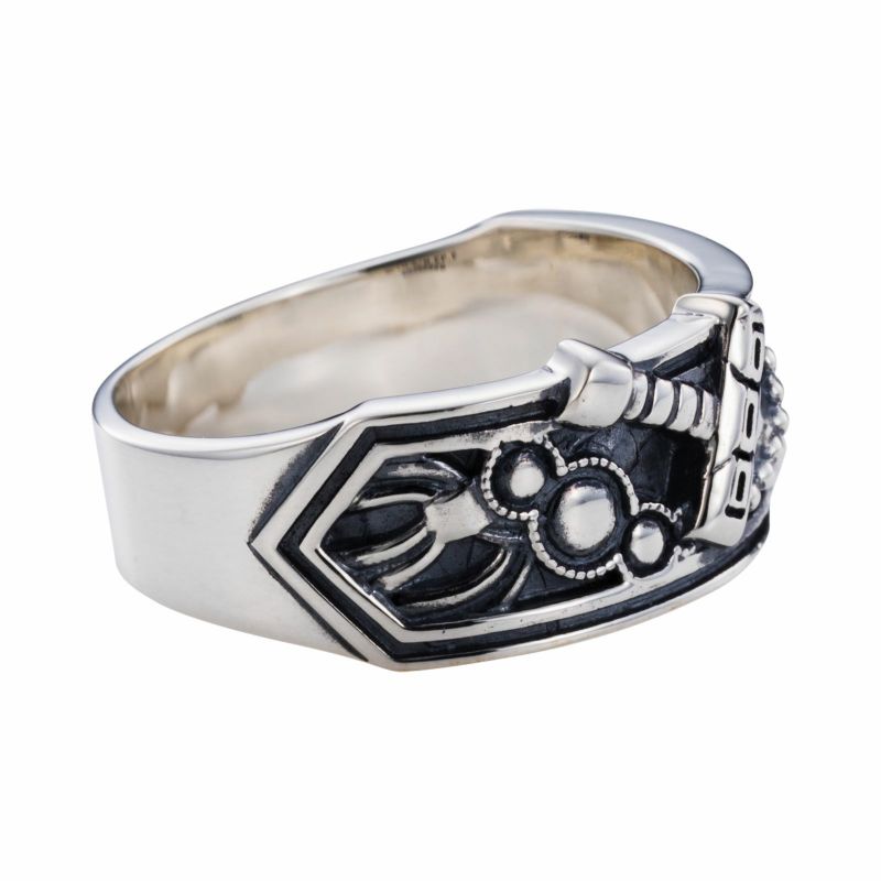 キングダム 蒙恬（もうてん）｜リング シルバー KDM-006｜white clover