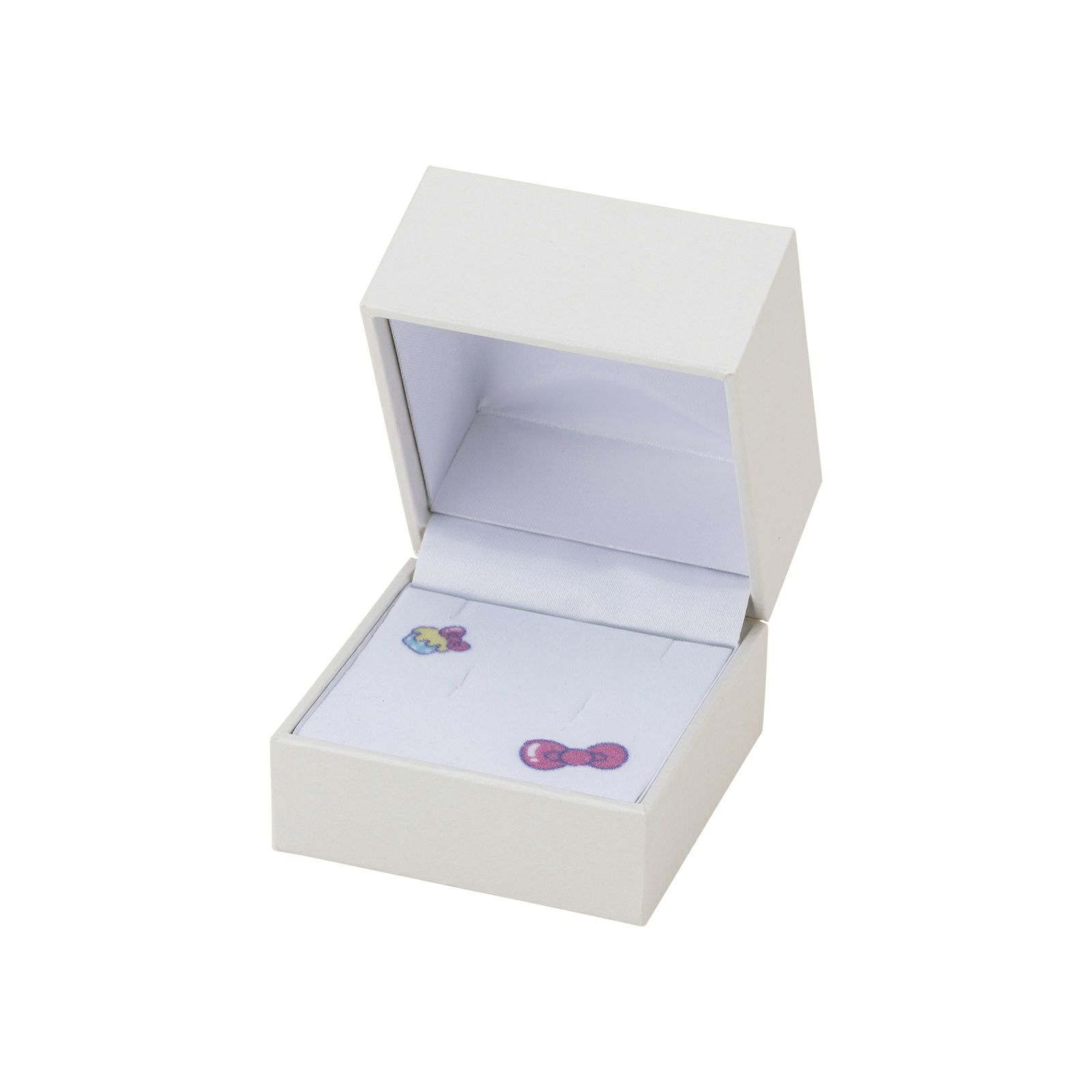 ハローキティ ハート ネックレス ぬいぐるみ付きギフトボックス ピンク Sakt Nbox N002pg White Clover