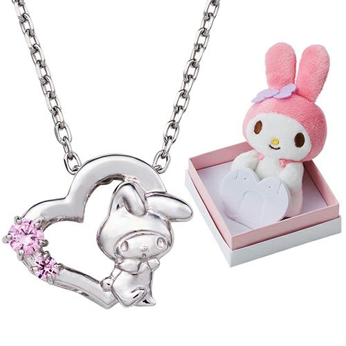 マイメロディ サンリオ｜ぬいぐるみBOX付きネックレス SAMM 