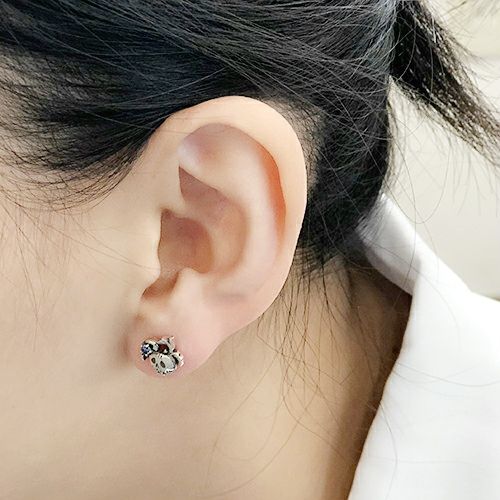 ディズニー ツイステ ポムフィオーレ寮｜ピアス DI718｜white