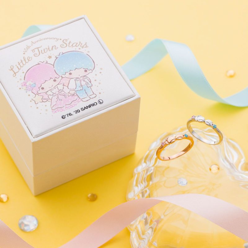 リトルツインスターズ 45周年 サンリオ｜リング シルバー SA45TS