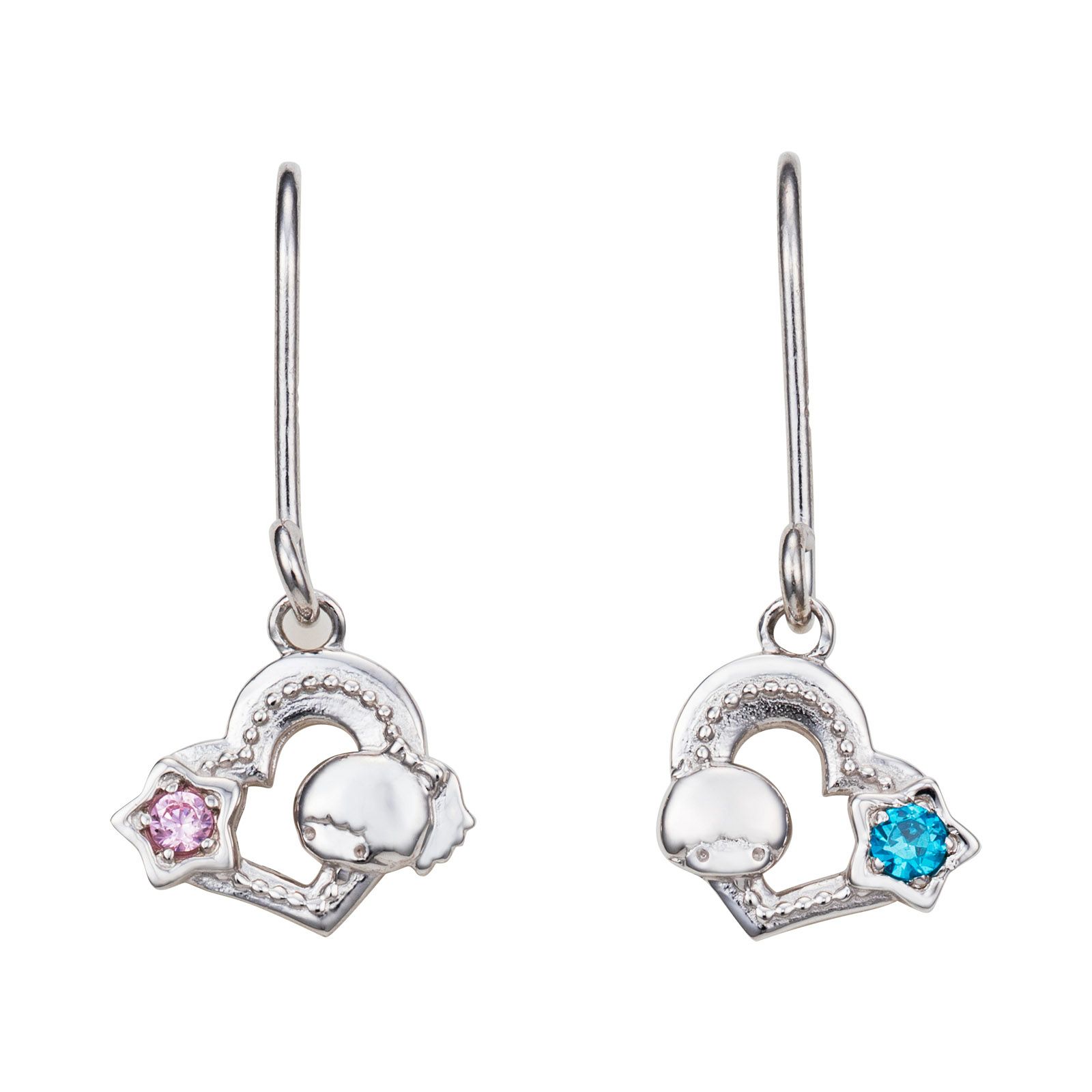 リトルツインスターズ 45周年 サンリオ｜ピアス 両耳用 シルバー