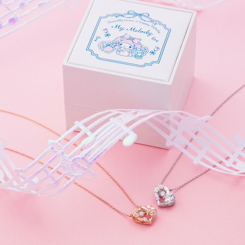 マイメロディ サンリオ｜ダンシングストーン ネックレス シルバー SAMM