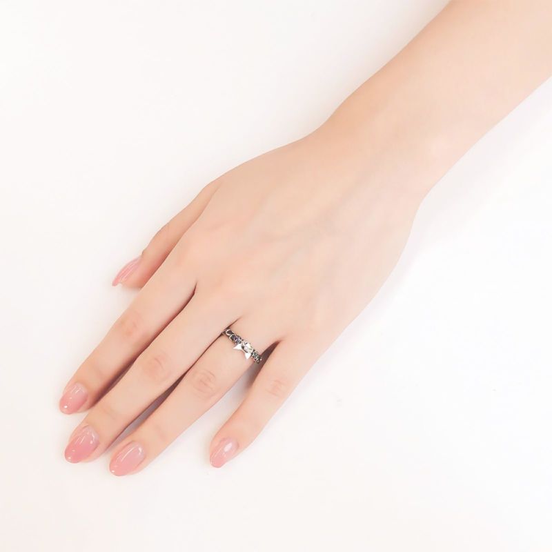 クロミ サンリオ|リング シルバー SAKU-R003|white clover クロミ サンリオ|リング シルバー SAKU-R003|white clover