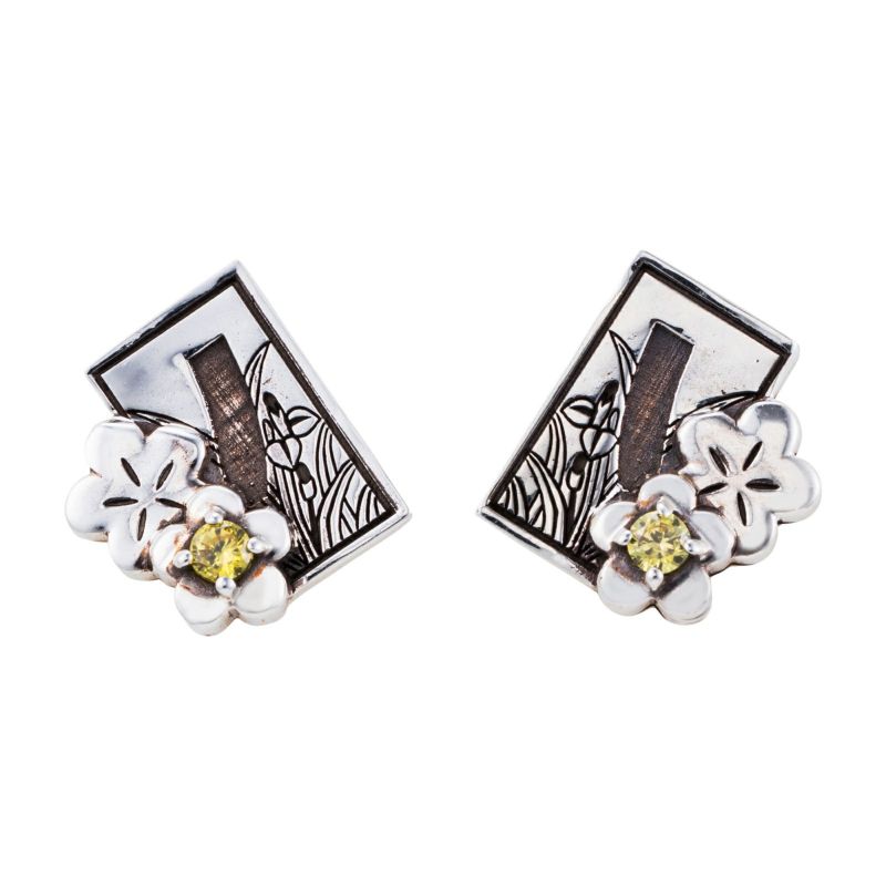五等分の花嫁 一花｜ピアス 両耳用 シルバー GTH-P001｜white