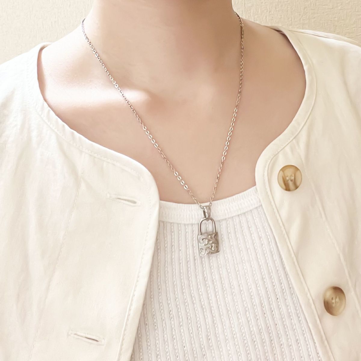 【SALE】ステンレス ネックレス 4SUP081SV