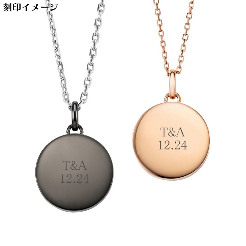ステンレス ペアネックレス 4SUP087GO&4SUP087BK