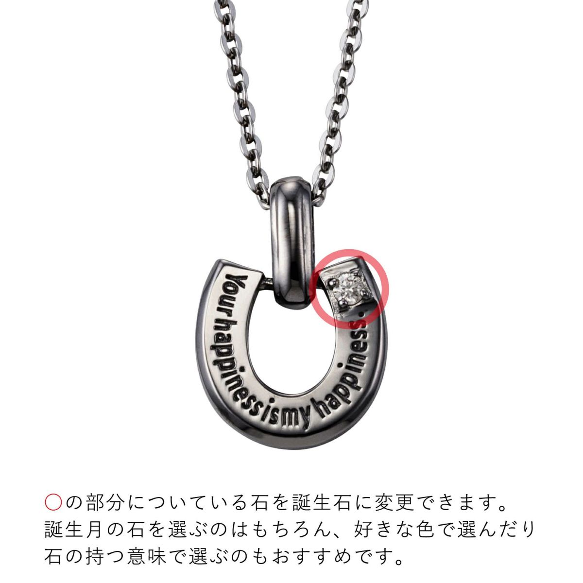 シルバー ネックレス WSPD860BK