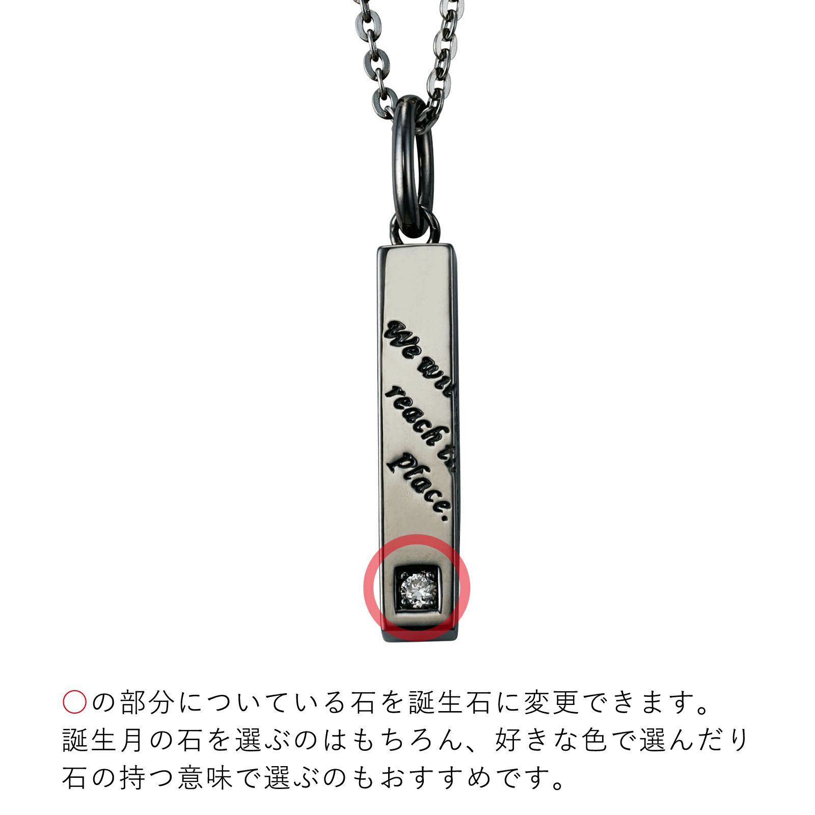 シルバー ネックレス WSPD866BK