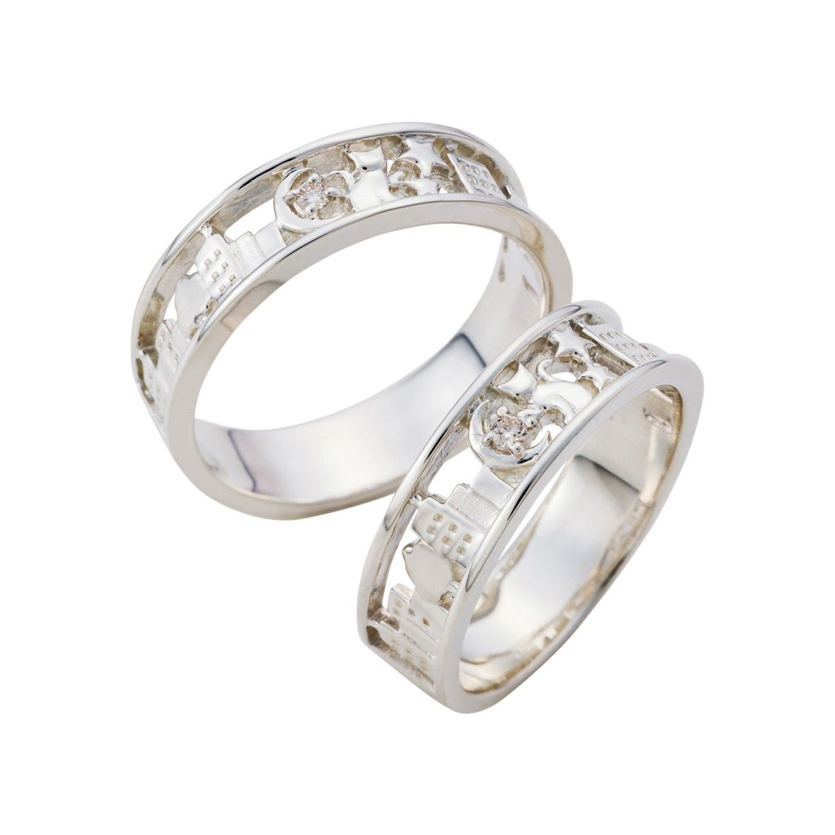 シルバー ペアリング WSR853SV&WSR854SV