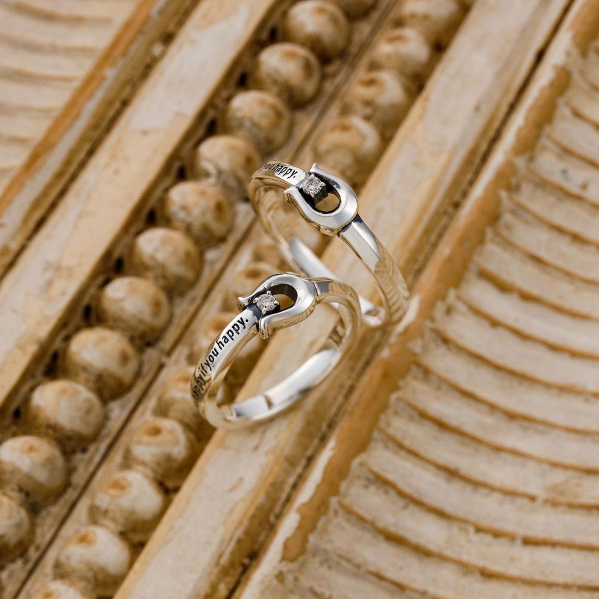 シルバー ペアリング WSR856SV&WSR856SV