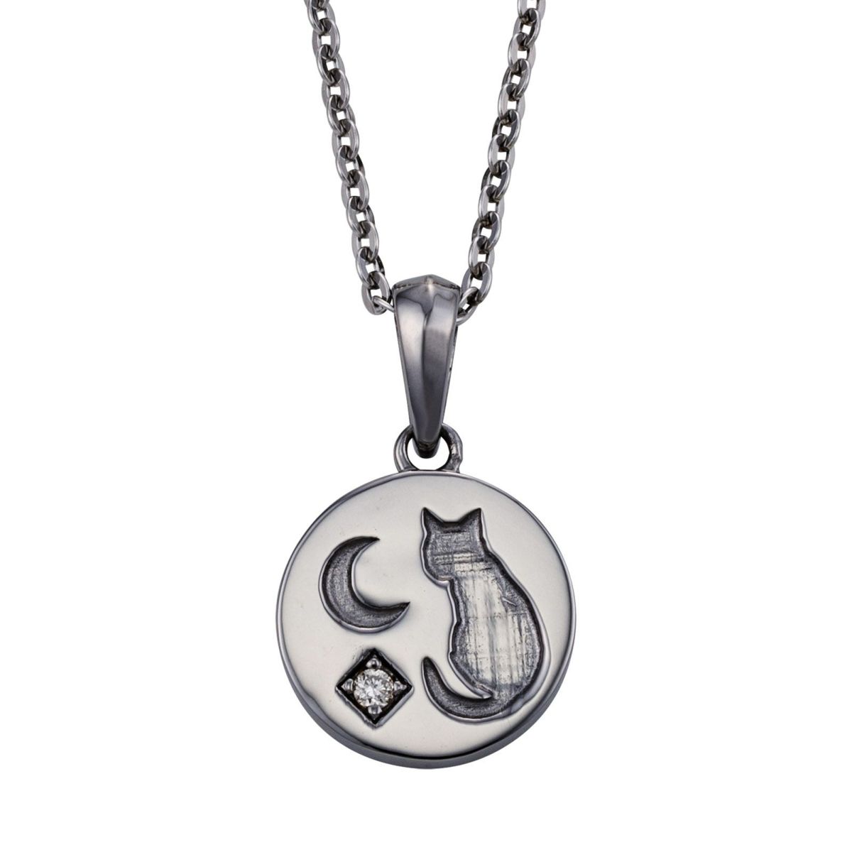 シルバー ネックレス WSPD857BK