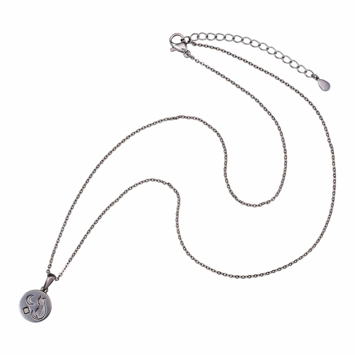 シルバー ネックレス WSPD857BK