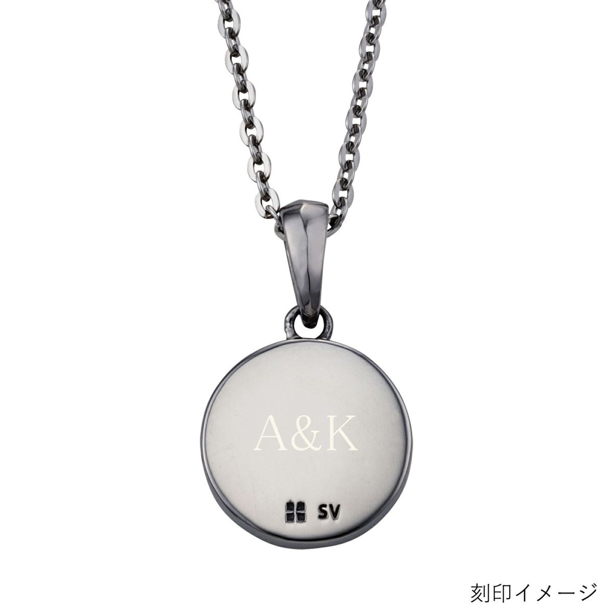 シルバー ネックレス WSPD857BK