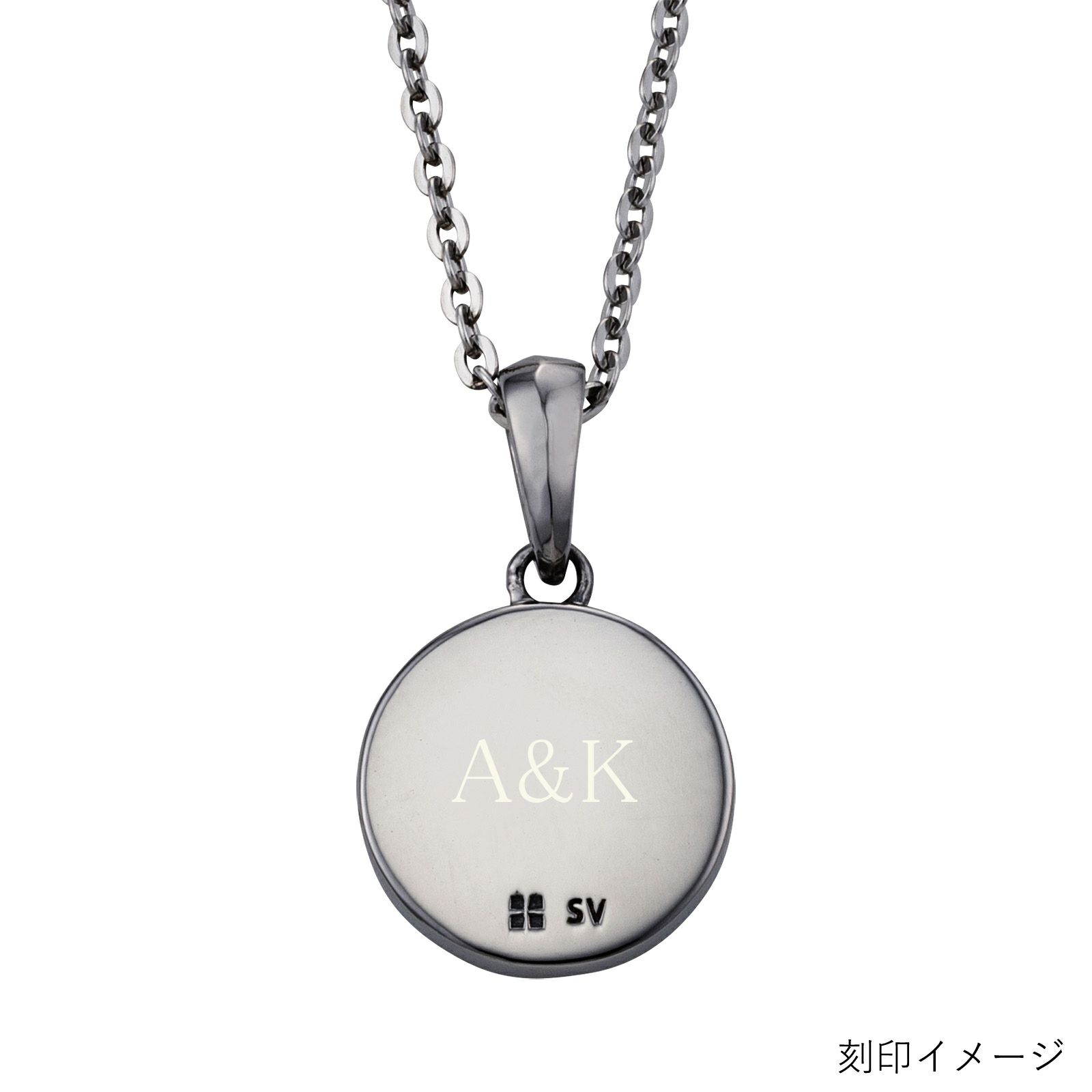 シルバー ネックレス WSPD857BK