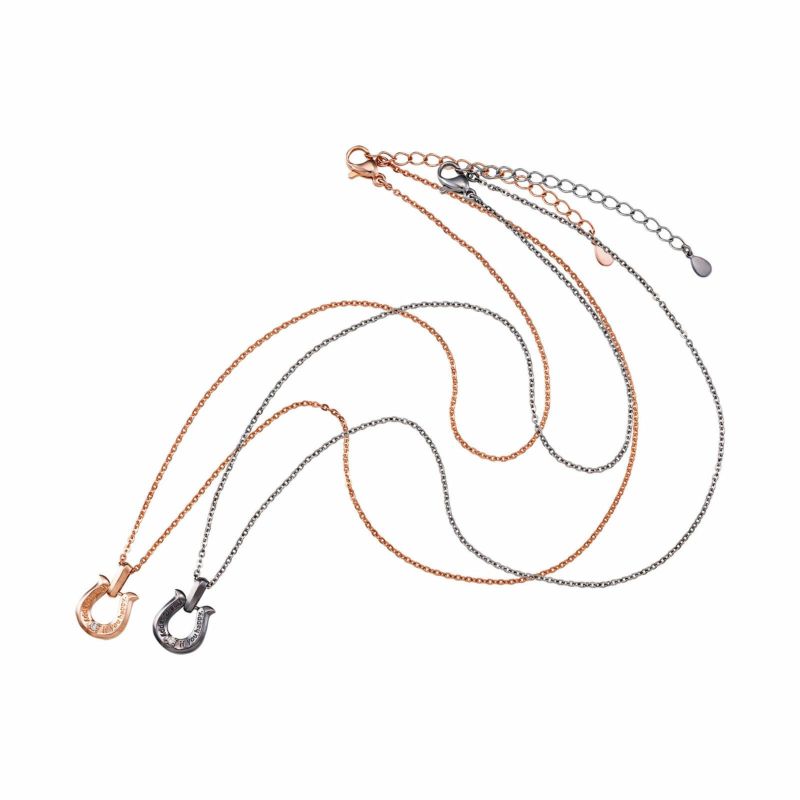 シルバー ペアネックレス WSPD859PG&WSPD859BK