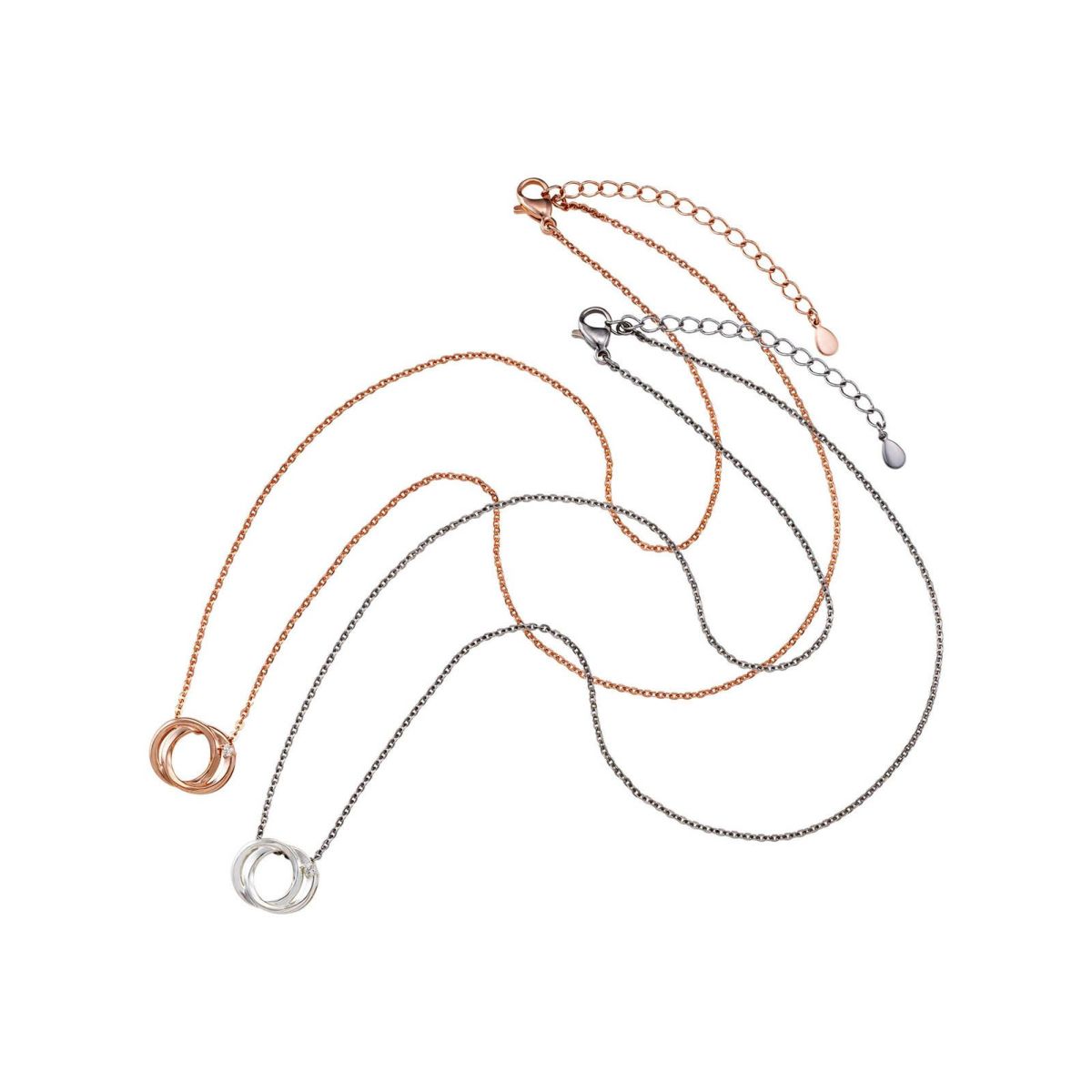 シルバー ペアネックレス WSPD863PG&WSPD863SV