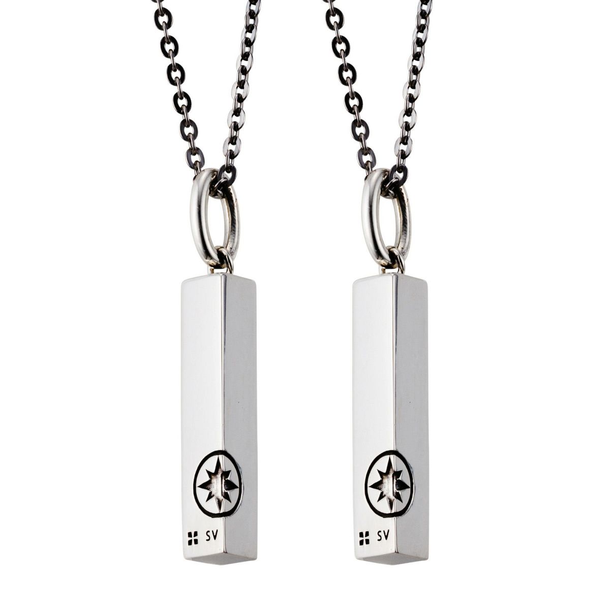 シルバー ペアネックレス WSPD866SV&WSPD866SV