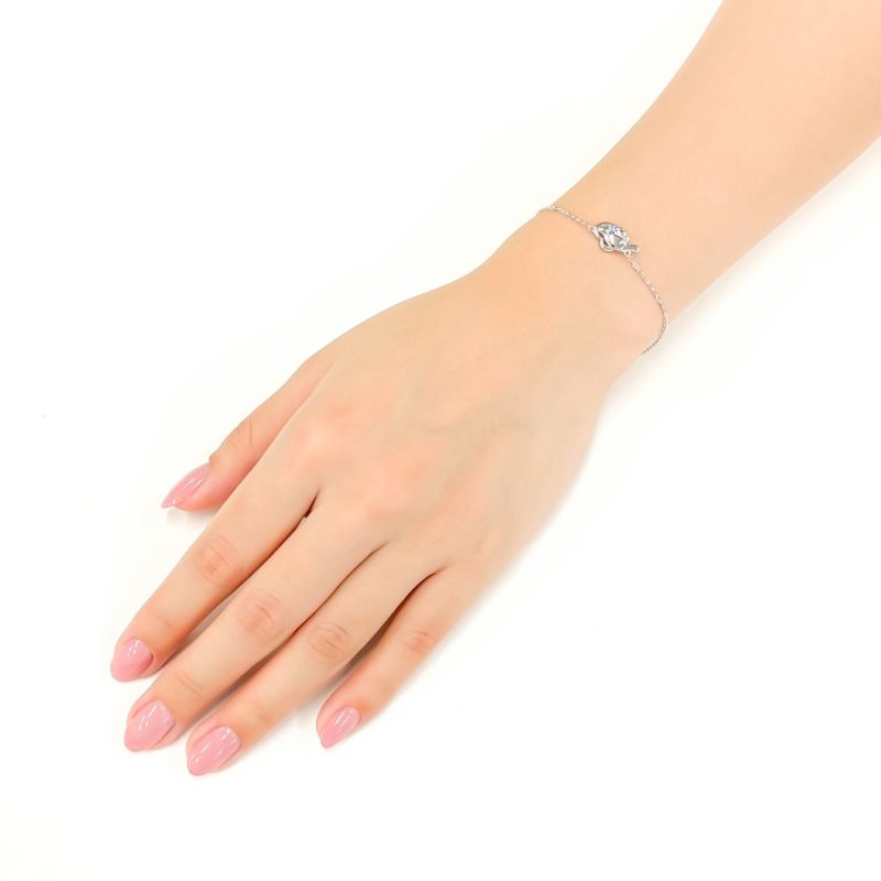 激安本物 シナモロール サンリオ｜ブレスレット シルバー SACI-B001RD アクセサリー