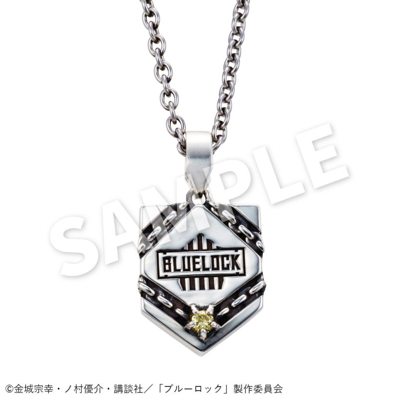 ★【未使用】ブルーロック 蜂楽廻 アニメ記念　数量限定　ネックレス ブルーロック 蜂楽 廻｜ネックレス シルバー BLK-N002｜white