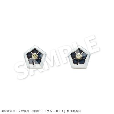 ブルーロック 蜂楽 廻｜ピアス シルバー BLK-P002｜white clover