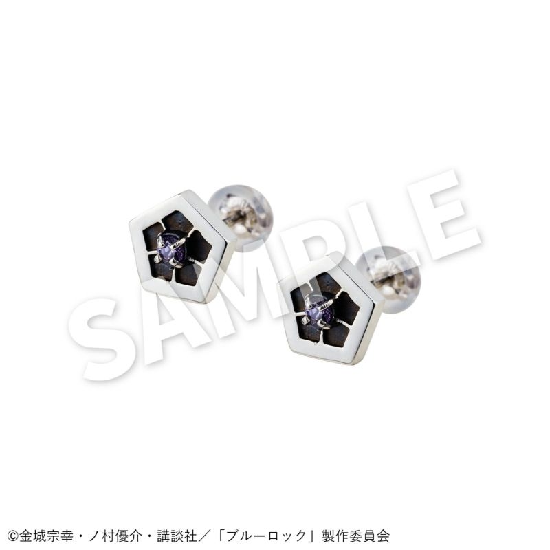 ブルーロック 御影 玲王｜ピアス シルバー BLK-P005｜white clover