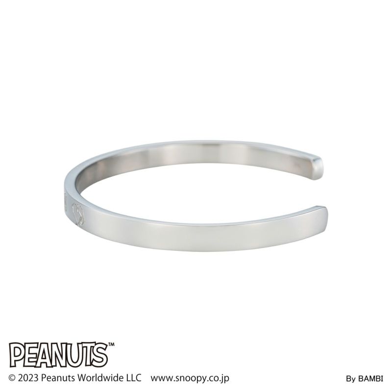スヌーピー PEANUTS｜バングル ステンレス PNST003SV｜white clover