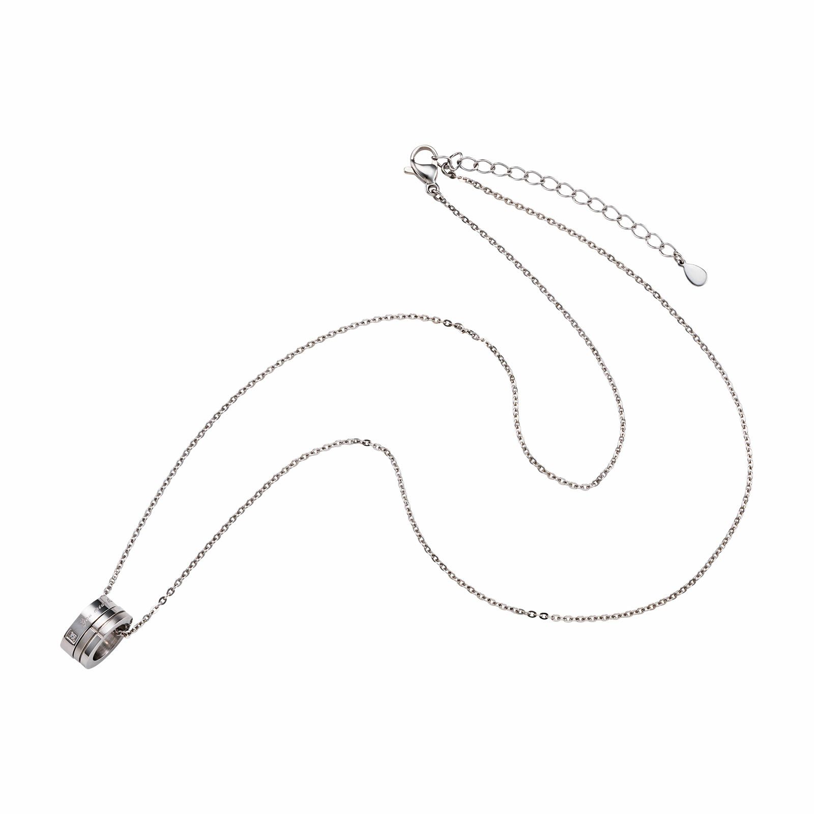 ステンレス メンズネックレス メッセージ クロス 4SUP101SV