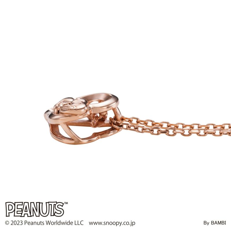 スヌーピー PEANUTS｜ダンシングストーン ネックレス シルバー