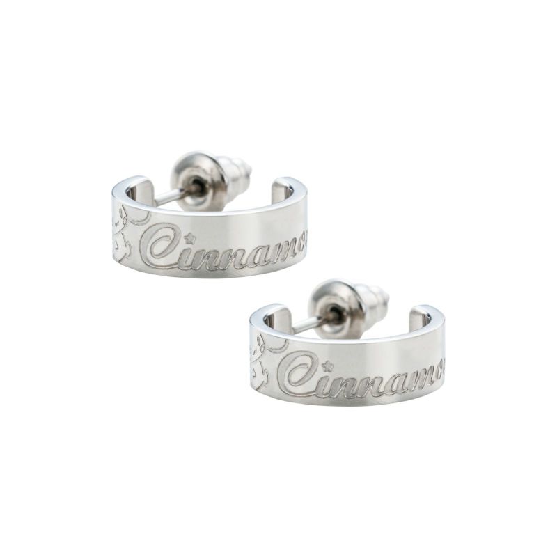 シナモロール サンリオ｜ピアス 両耳用 ステンレス SAST-P001SV｜white