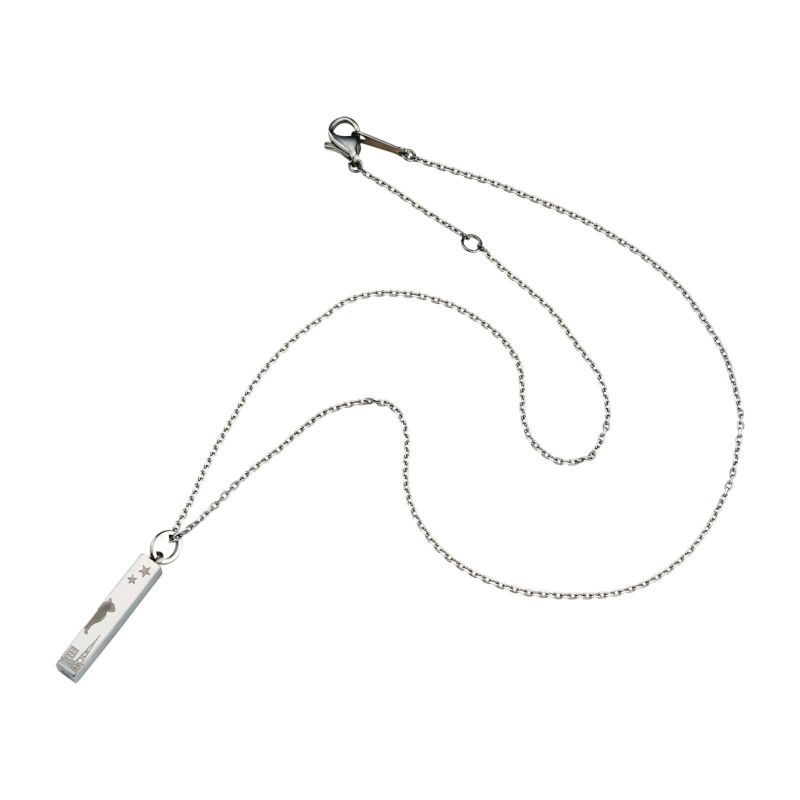 ステンレス 猫 レディースネックレス 4SUP105SV