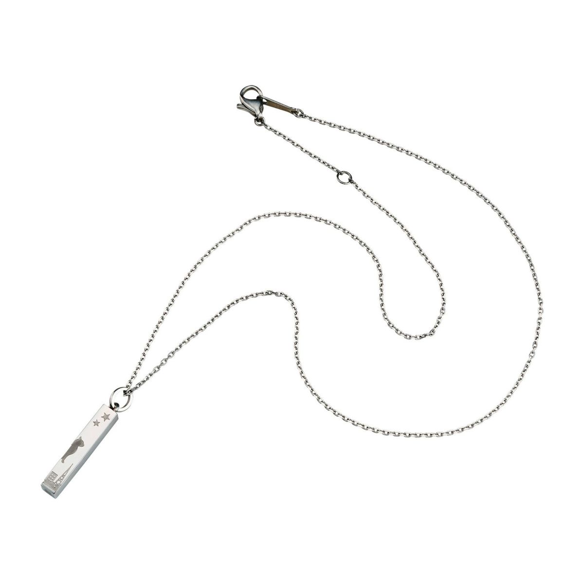 ステンレス 猫 レディースネックレス 4SUP105SV