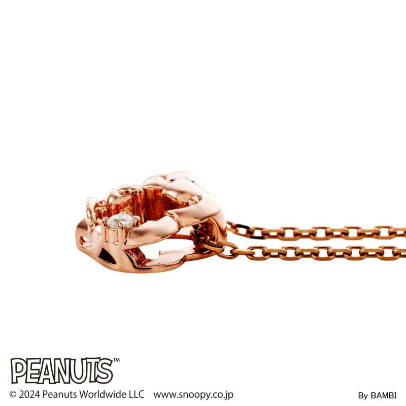 スヌーピー PEANUTS｜ネックレス シルバー PNT-N001PG｜white