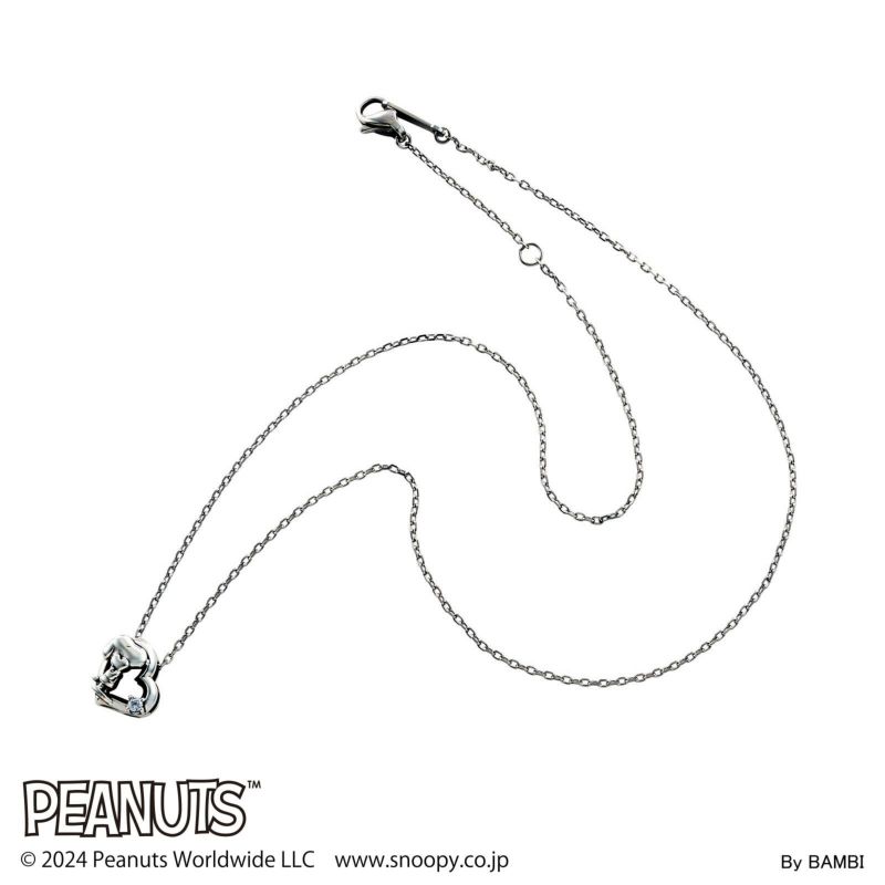 スヌーピー PEANUTS｜ネックレス シルバー PNT-N001SV｜white clover