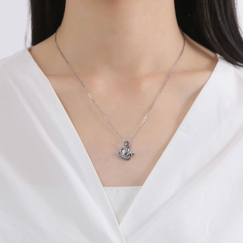 クロミ 20周年 サンリオ｜ネックレス シルバー SAKU20-N004BK｜white