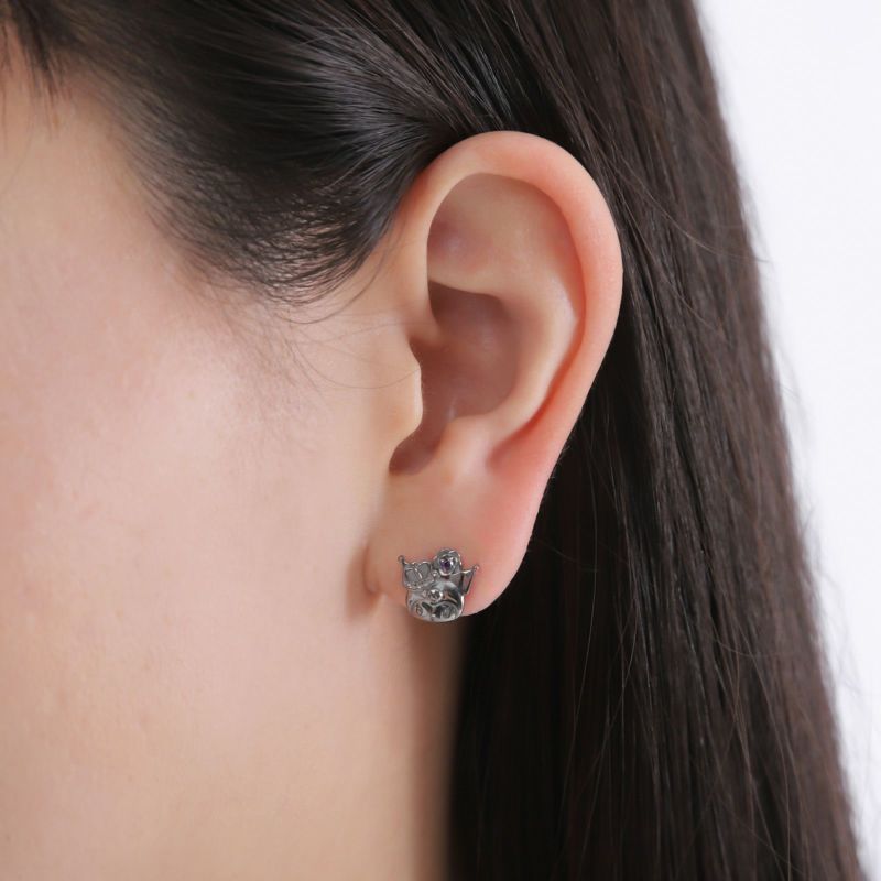 SiM 20th ピアス クロミ 20周年 サンリオ｜ピアス シルバー SAKU20-P002BK｜white
