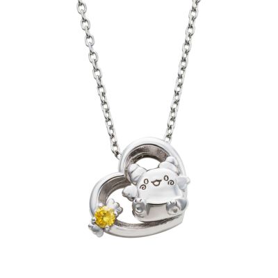 ブルーロック　千切豹馬モチーフネックレス　45cm【新品未使用】【即購入可能‼️】 TVアニメ「ブルーロック」天然ダイヤモンド付きシルバーネックレス